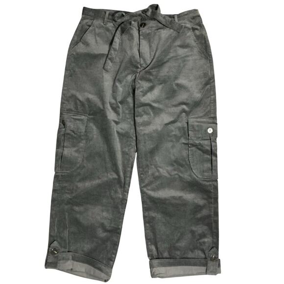 Piper & Scoot The Hamlin Belted Corduroy Pant in Grey Size XXL - Picture 11 of 11